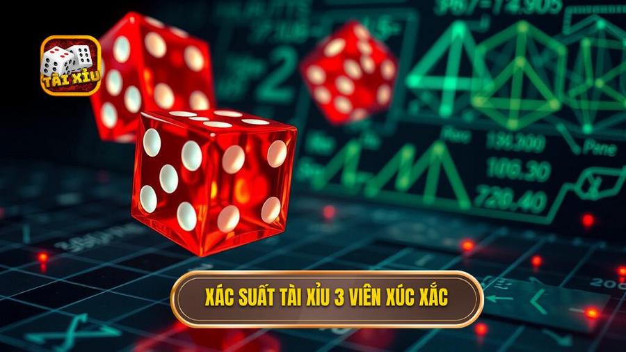 Xác suất tài xỉu 3 viên xúc xắc
