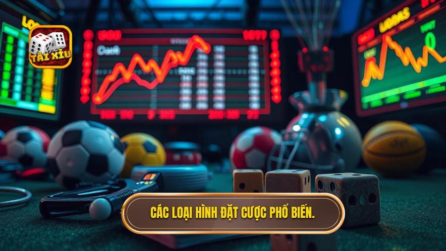 Các loại hình đặt cược phổ biến.